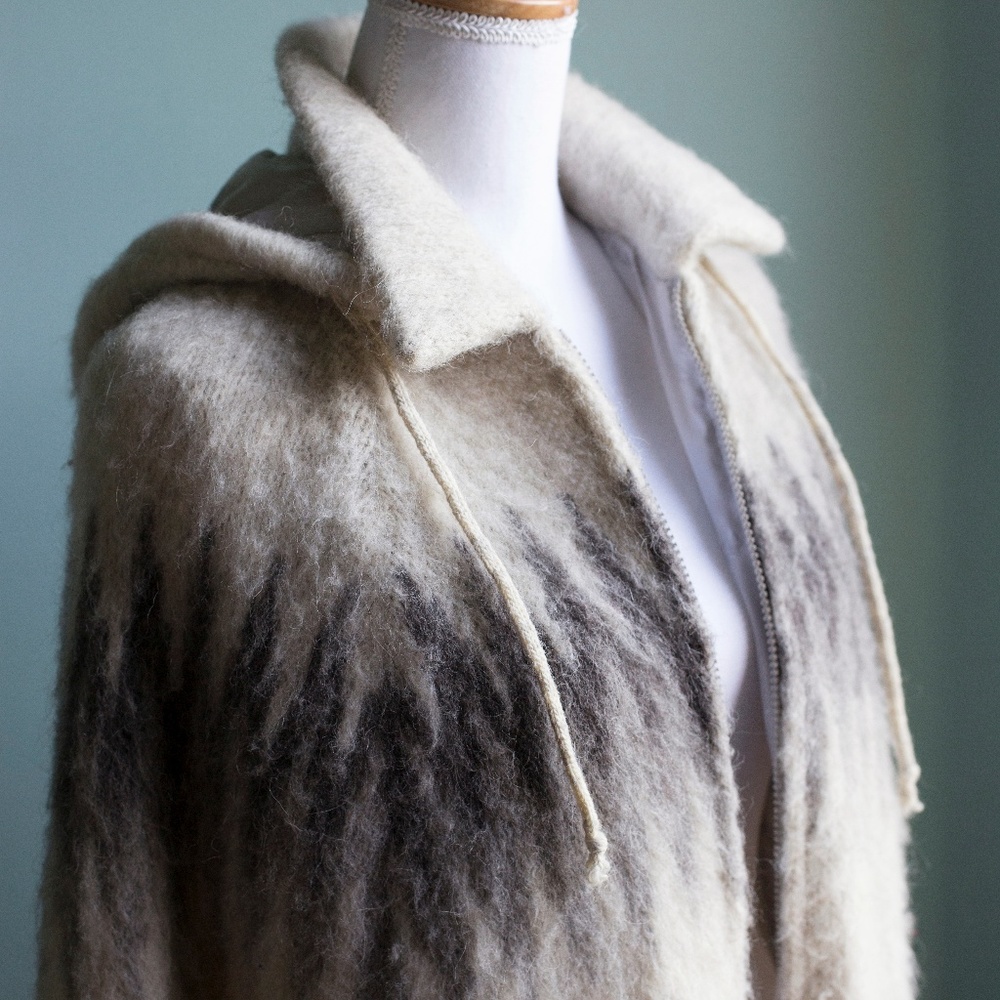 Rare 70s Vintage Tundra Cape - 100% Virgin Wool - Picture 6 of 8